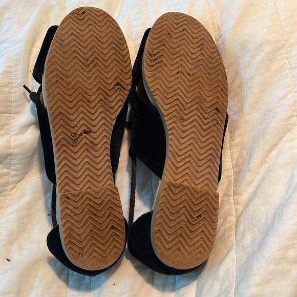 EUC Rare Velvet Sandals - Picture 3 of 4